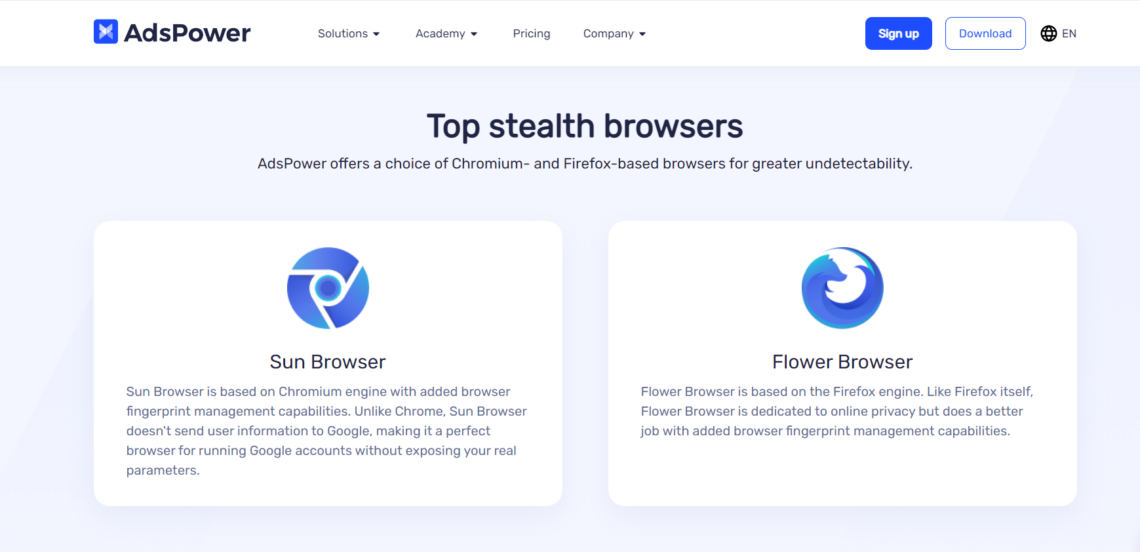 Anti Detect Browser – Adpower